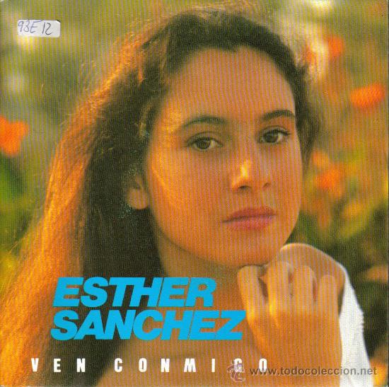 Disques de vinyle: ESTHER SANCHEZ-VEN CONMIGO + MURMURA  LA GENTE SINGLE 1993 PROMOCIONAL SPAIN