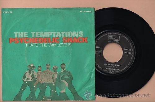 Discos de vinilo: THE TEMPTATIONS PSICHEDELIC SHACK 7 SINGLE 45 VINILO - Foto 1