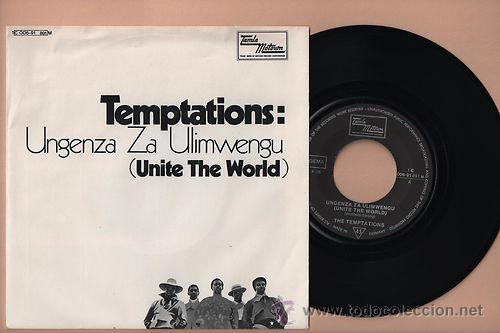 Discos de vinilo: THE TEMPTATIONS UNITE THE WORLD SINGLE 45 VINILO SINGLE - Foto 1