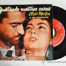 Discos de vinilo: CLAIR MORTON Y SU ORQUESTA - JUNTANDO NUESTRAS CARAS ¡¡SIN USAR!! (ZAFIRO EP 1959) ESPAÑA. Lote 34963033