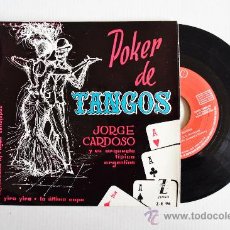 Discos de vinilo: JORGE CARDOSO - POKER DE TANGOS (ZAFIRO EP 1959) ESPAÑA
