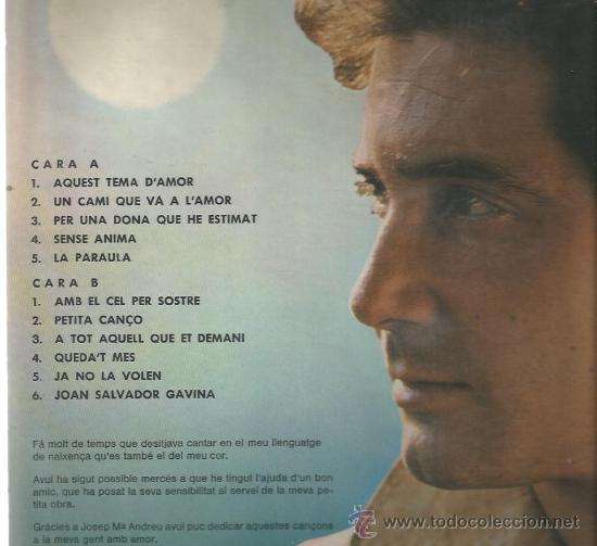 Discos de vinilo: LP JUAN ERASMO MOCHI : LA PARAULA - Foto 2