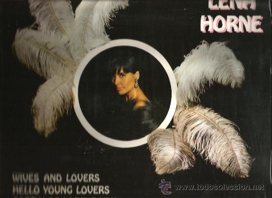 Discos de vinilo: LP LENA HORNE : CON PLUMAS - Foto 1