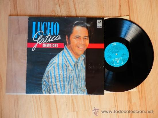 Discos de vinilo: LUCHO GATICA GRANDES EXITOS , EMI ODEON 1986 NIPPER - Foto 1