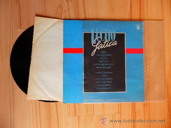 Discos de vinilo: LUCHO GATICA GRANDES EXITOS , EMI ODEON 1986 NIPPER - Foto 2