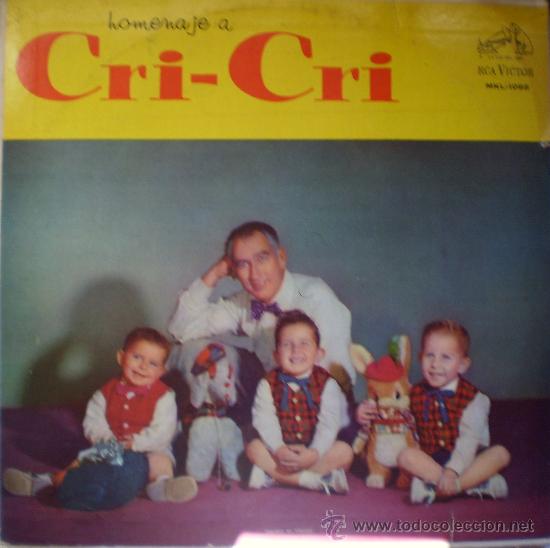 homenaje a cri-cri, el grillito cantor (fco. g - Buy LP vinyl records of  children's music on todocoleccion