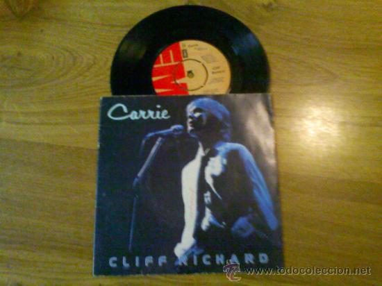 Discos de vinilo: CLIFF RICHARD.. CARRIE..MOVING IN.. - Foto 1