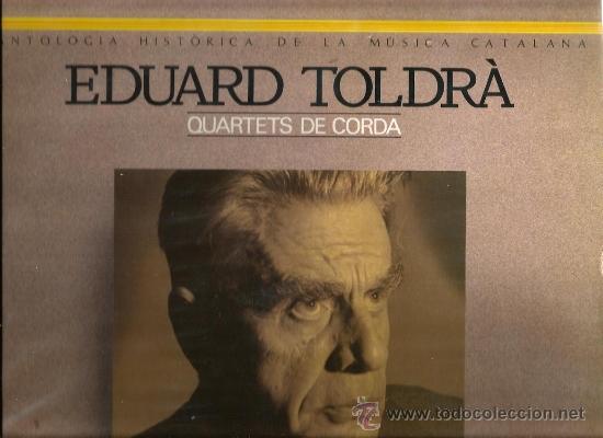 Discos de vinilo: LP QUARTET SONOR : EDUARD TOLDR&Agrave; - QUARTETS DE CORDA - Foto 1