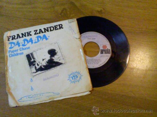 Discos de vinilo: FRANK ZANDER..DA DA DA. PAPER CHASE CHILDREN - Foto 1