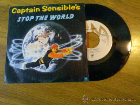 Discos de vinilo: CAPTAIN SENSIBLE..STOP THE WORLD..BACK TO SCHOOL? - Foto 1