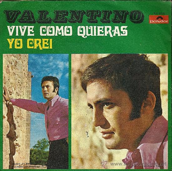 Discos de vinilo: VALENTINO EP45rpm - Foto 1