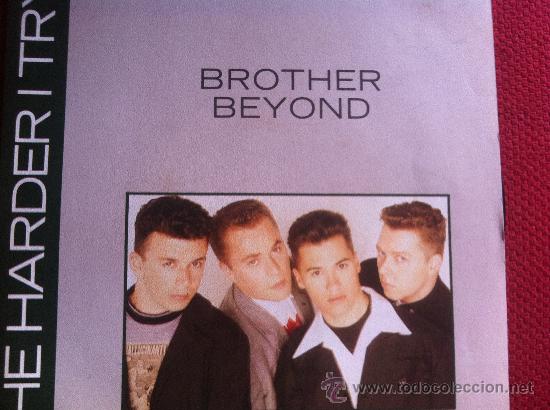 Discos de vinilo: 7&rdquo; SINGLE - BROTHER BEYOND - THE HARDER I TRY - Foto 1