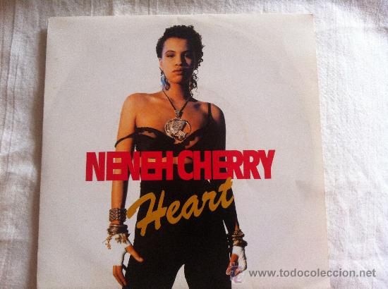 Discos de vinilo: 7&rdquo; SINGLE - NENEH CHERRY - HEART - PROMO 1990 - Foto 1