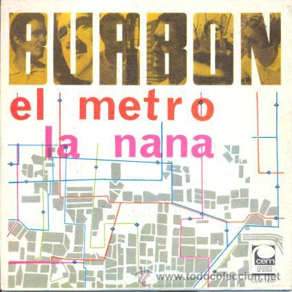 Discos de vinilo: ALBERTO BURBON - EL METRO - SINGLE RARO DE VINILO - Foto 1