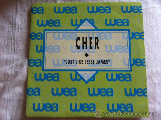 Discos de vinilo: 7&rdquo; SINGLE - CHER - JUST LIKE JESSE JAMES - PROMO - Foto 1