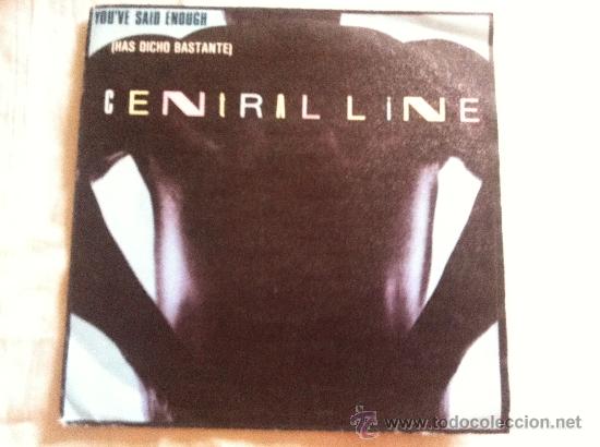 Discos de vinilo: 7&rdquo; SINGLE - CENTRAL.LINE - YOUVE SAID ENOUGH - Foto 1