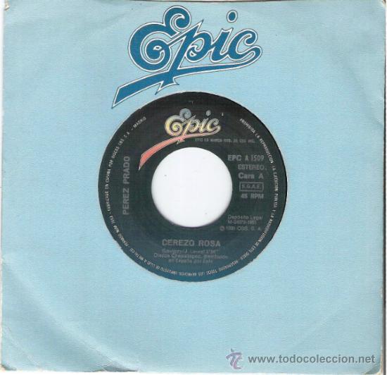Disques de vinyle: PEREZ PRADO-CEREZO ROSA,MAMBO N&ordm; 8 (SINGLES)
