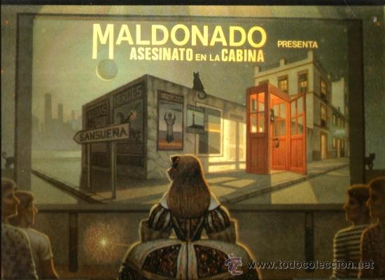 Discos de vinilo: LP MALDONADO : ASESINATO EN LA CABINA - Foto 1