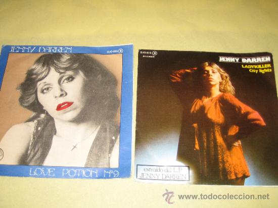 Discos de vinilo: LOTE DE 2 SINGLES JENNY DARREN - Foto 1