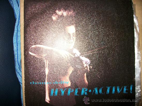Discos de vinilo: EP THOMAS DOLBY - HYPERACTIVE ( DEL LP FLAT EARTH ) - EMI - 1984 - Foto 1