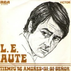 Discos de vinilo: LUIS EDUARDO AUTE - SINGLE 7” - EDITADO ESPAÑA - TIEMPO DE AMORES + 1 - RCA 1970
