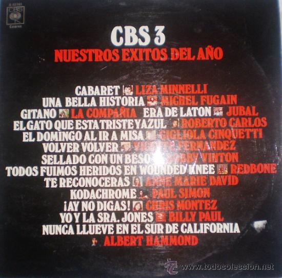 Discos de vinilo: CBS3-NUESTROS GRANDES &Eacute;XITOS (A&Ntilde;OS 70) - Foto 1