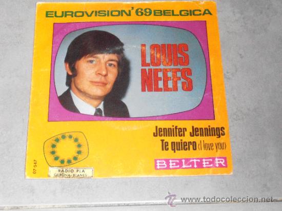 Discos de vinilo: LOUIS NEEFS - JENNIFER JENNINGS - SINGLE - Foto 1