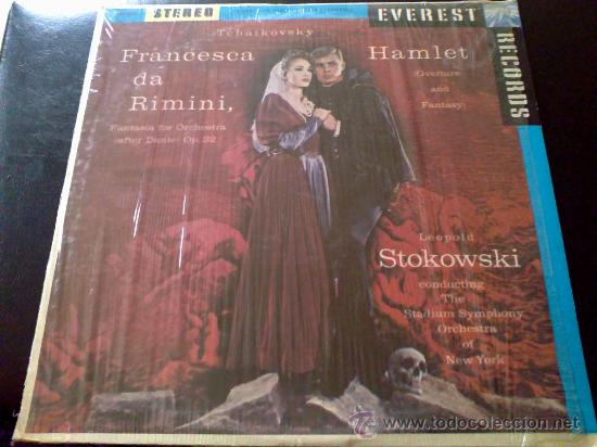 Discos de vinilo: TCHAIKOVSKY - HAMLET - FRANCESCA DA RIMINI, STOKOWSKY - LP - Foto 1
