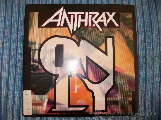 Discos de vinilo: EP ANTHRAX - ONLY LP VERSION + RADIO EDIT - ELEKTRA - 1993 - Foto 1