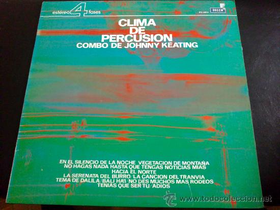 Discos de vinilo: COMBO DE JOHNNY KEATING, CLIMA DE PERCUSI&Oacute;N - LP DE VINILO - Foto 1