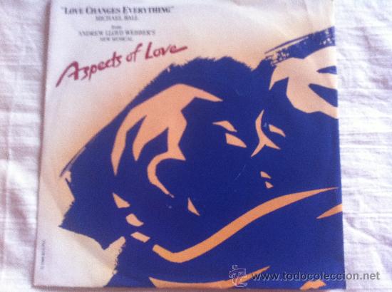 Discos de vinilo: 7&rdquo; SINGLE - MICHAEL BALL - LOVE CHANGES EVERYTHING - Foto 1
