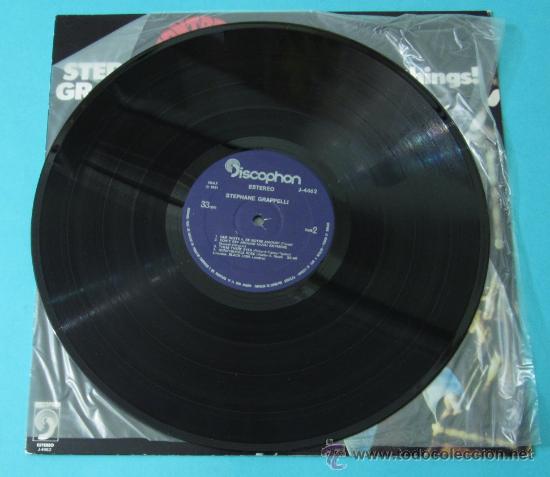 Discos de vinilo: STEPHANE GRAPPELLI. JUST ONE OF THOSE THINGS! - Foto 4 - 35169870