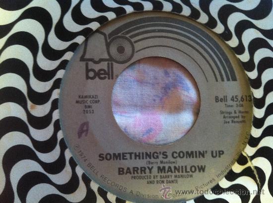 Discos de vinilo: BARRY MANILOW - SOMETHINGS COMIN UP - Foto 1