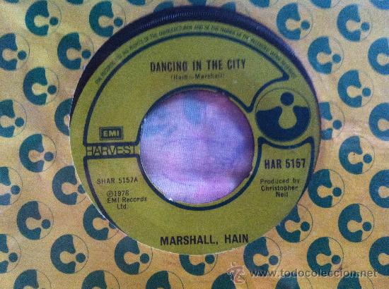 Discos de vinilo: 7&rdquo; SINGLE - MARSHALL,HAIN - DANCING IN THE CITY - Foto 1