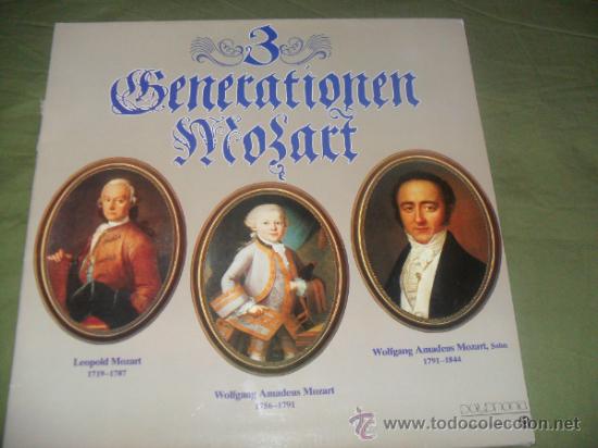 Discos de vinilo: 3 GENERATIONEN MOZART. POLYPHONIA 1983 - Foto 1