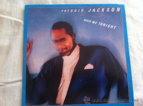Discos de vinilo: 7&rdquo; SINGLE - FREDDIE JACKSON - ROCK ME TONIGTH - Foto 1