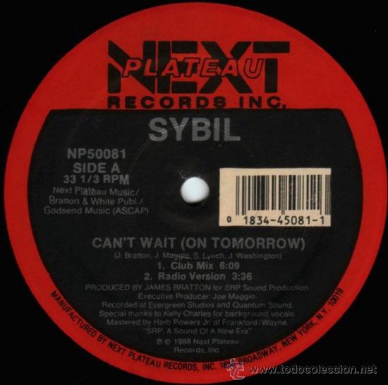Discos de vinilo: Sybil ?&ndash; Cant Wait (On Tomorrow) - Foto 1