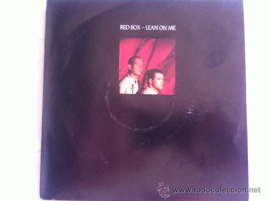 Discos de vinilo: 7&rdquo; SINGLE - RED BOX - LEAN ON ME - Foto 1