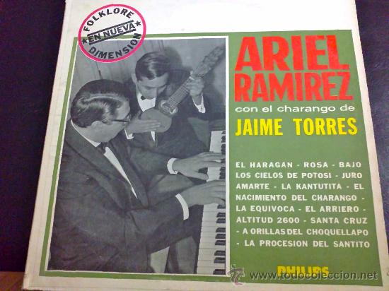 Discos de vinilo: ARIEL RAM&Iacute;REZ CON EL CHARANGO DE JAIME TORRES - EL HARAG&Aacute;N - EP DE VINILO - Foto 1