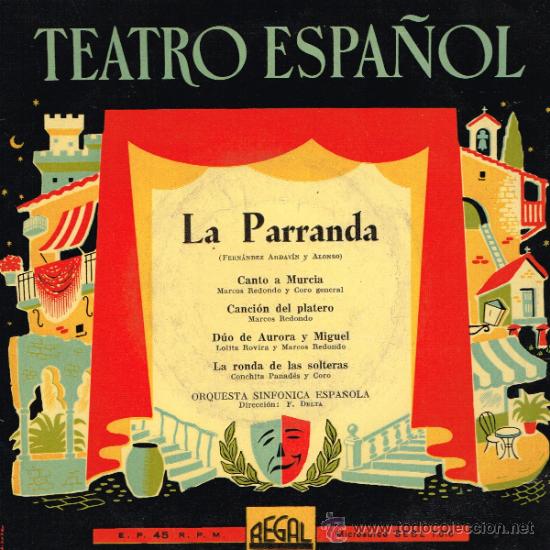 Discos de vinilo: Orquesta Sinf&oacute;nica espa&ntilde;ola - La Parranda - Ep - Foto 1