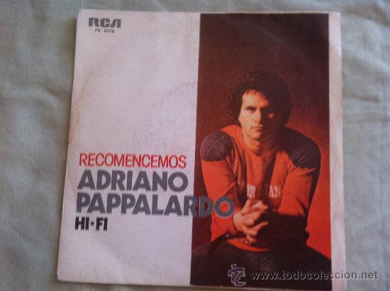 Discos de vinilo: ADRIANO PAPPALARDO - RECOMENCEMOS - HI FI - Foto 1
