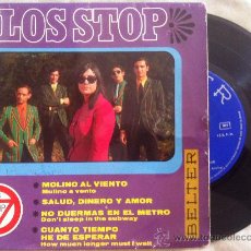 Discos de vinilo: 7”EP- LOS STOP-MOLINO AL CIENTO-SALUD DINERO Y AMOR.... Lote 35212600