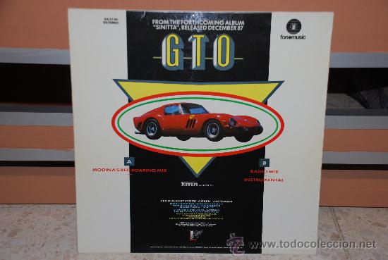 Discos de vinilo: DISCO VINILO SINGLE SINITTA &rdquo;GTO&rdquo; - Foto 2
