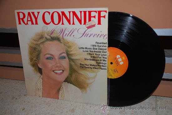 Discos de vinilo: DISCO VINILO LP RAY CONNIFF &rdquo;I WILL SURVIVE&rdquo; - Foto 3