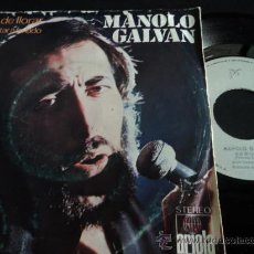 Discos de vinilo: MANOLO GALVAN DEJA DE LLORAR / DESPERTAR A TU LADO 1973 ARIOLA STEREO. Lote 35226630