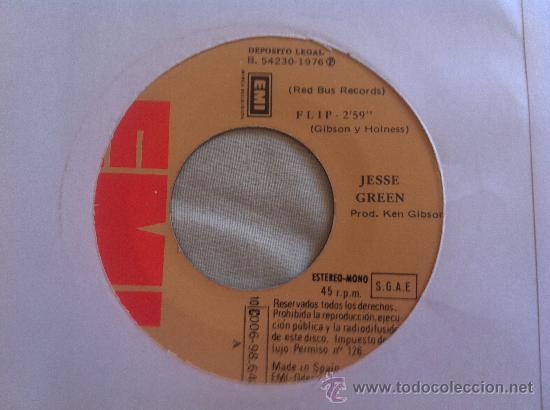 Discos de vinilo: 7&rdquo; SINGLE - JESSE GREEN - FLIP - Foto 1