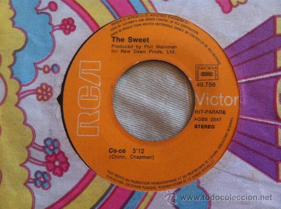 Discos de vinilo: 7&rdquo; SINGLE - THE SWEET - CO-CO - Foto 1
