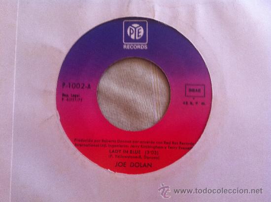 Discos de vinilo: 7&rdquo; SINGLE - JOE DOLAN - LADY IN BLUE - Foto 1