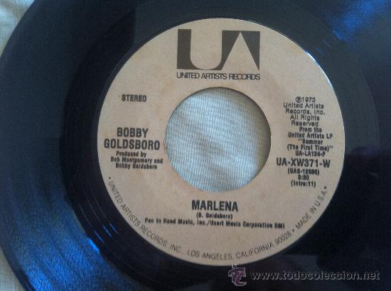 Discos de vinilo: 7&rdquo; SINGLE - BOBBY GOLDSBORO - MARLENA - Foto 1