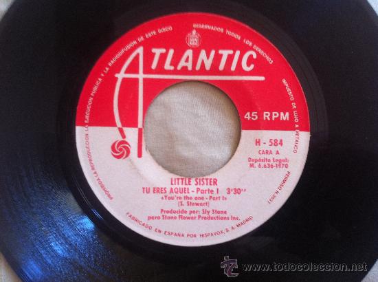 Discos de vinilo: 7&rdquo; SINGLE - LITTLE SISTER - TU  ERES AQUEL(PART 1 & 2) - Foto 1